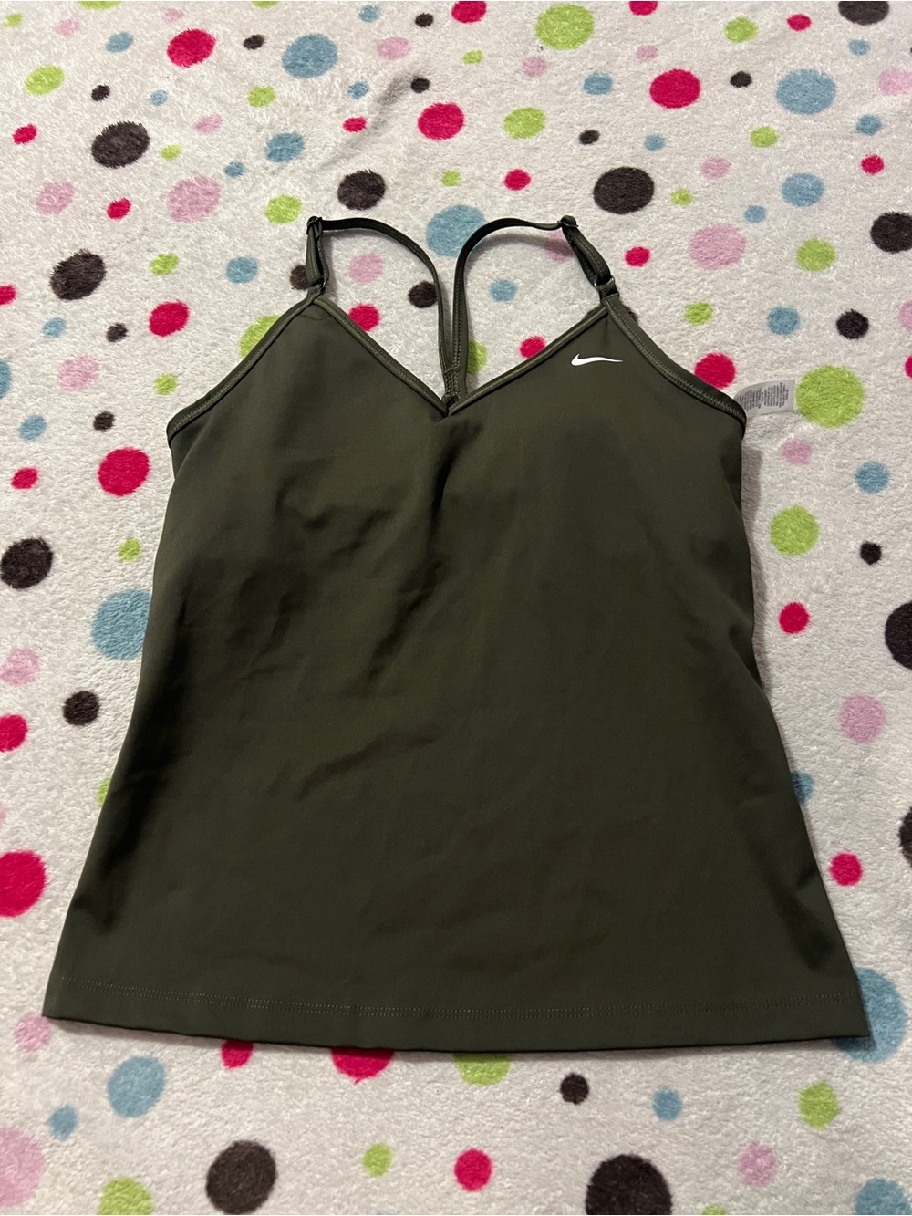 Nike Olive Green Women’s Performance Camisole